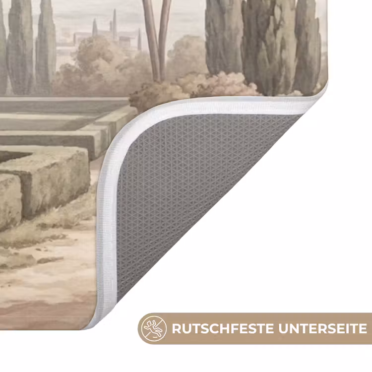 Vallei - Tuin - Natuur - Groen Badmat middel -USP_AntislipDE