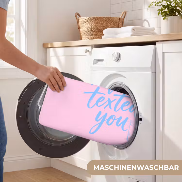 Tequila texted you - Roze - Blauw Badmat middel -USP_WasbaarDE