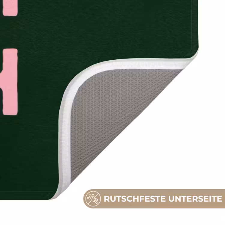 Tekst - Grafisch - Groen - Schaduw Badmat middel -USP_AntislipDE