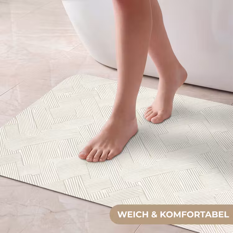 Textuur - Abstract - Beige Badmat middel 997 -USP_ZachtDE