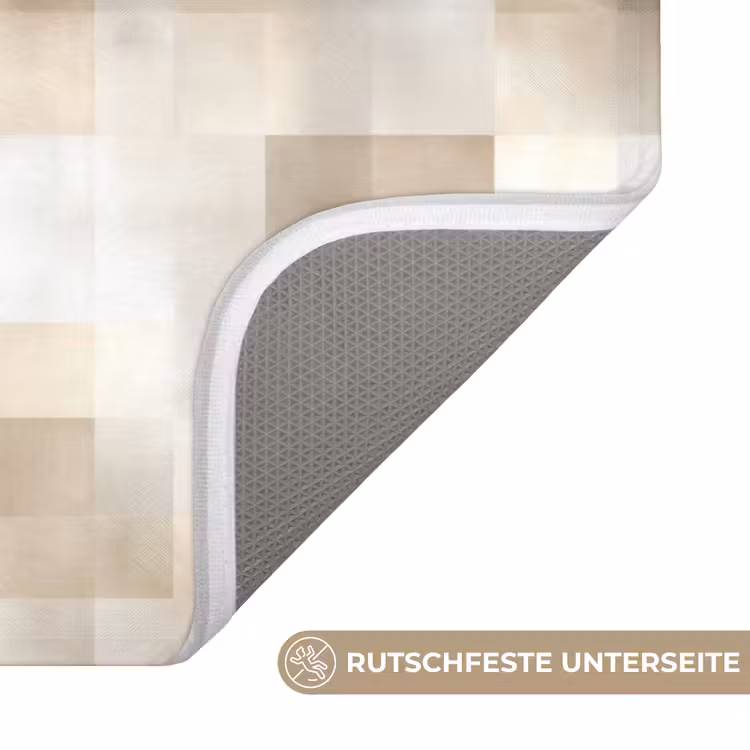 Textuur - Linnen - Beige Badmat middel 997 -USP_AntislipDE