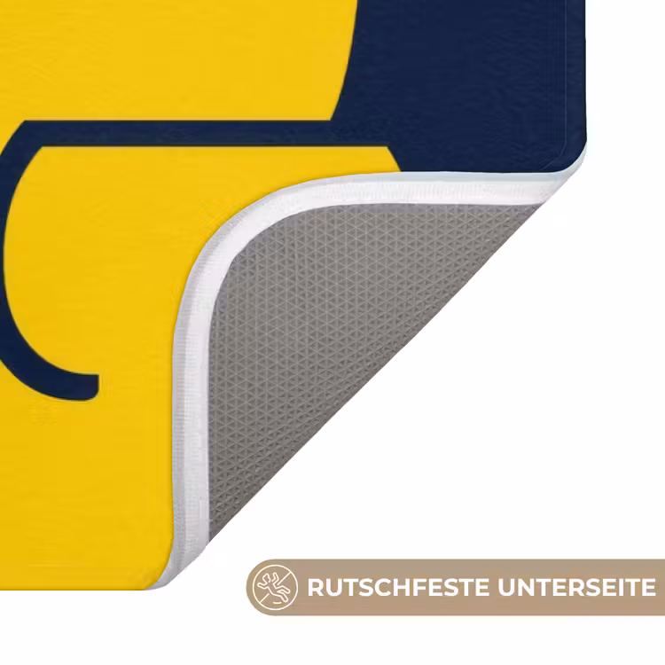 Think big - Blauw - Geel Badmat middel -USP_AntislipDE