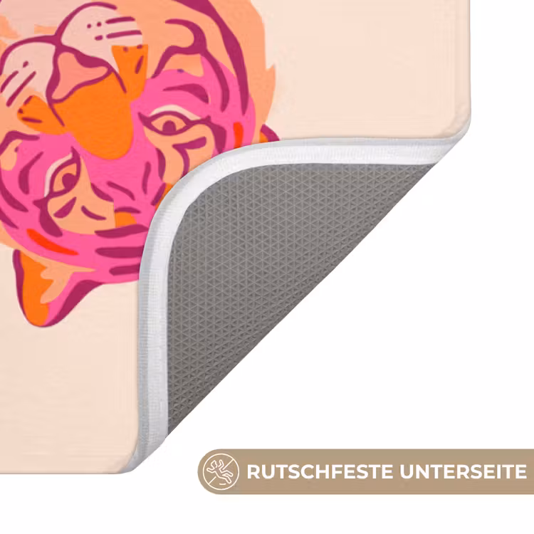 Tijger - Roze - Oranje Badmat middel -USP_AntislipDE