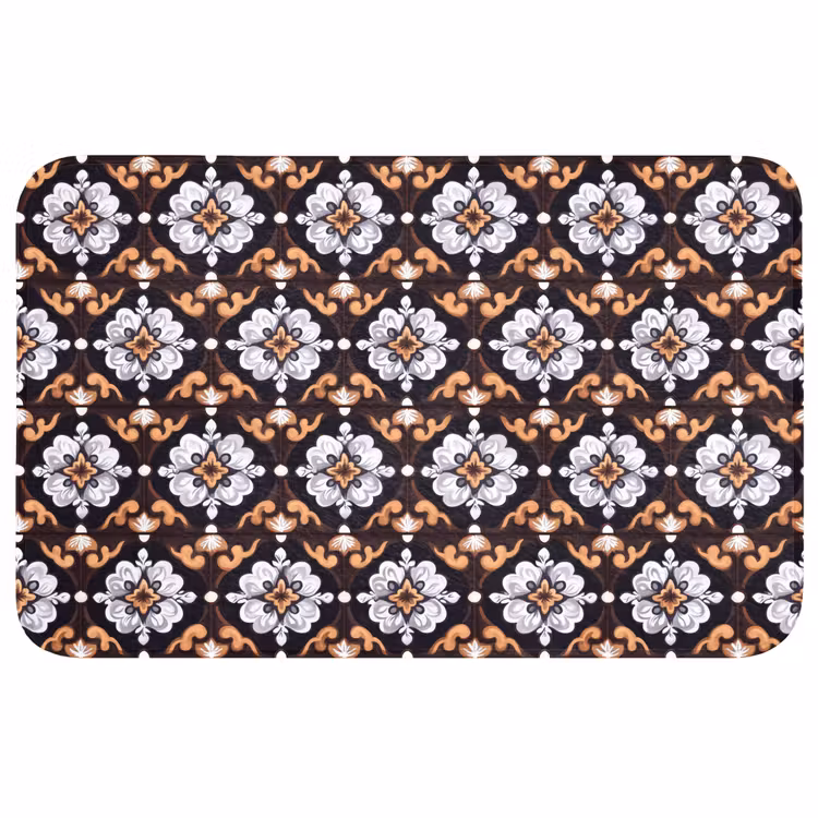traditioneel - Element - Kleurrijk Badmat middel 997 -3d