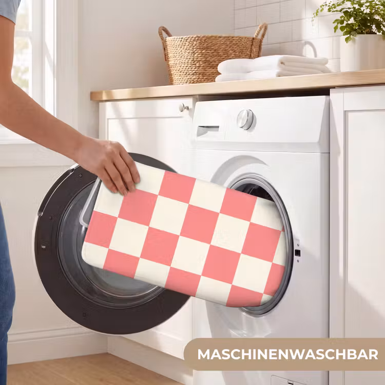 Traditioneel - Patroon - Roze Badmat middel 997 -USP_WasbaarDE
