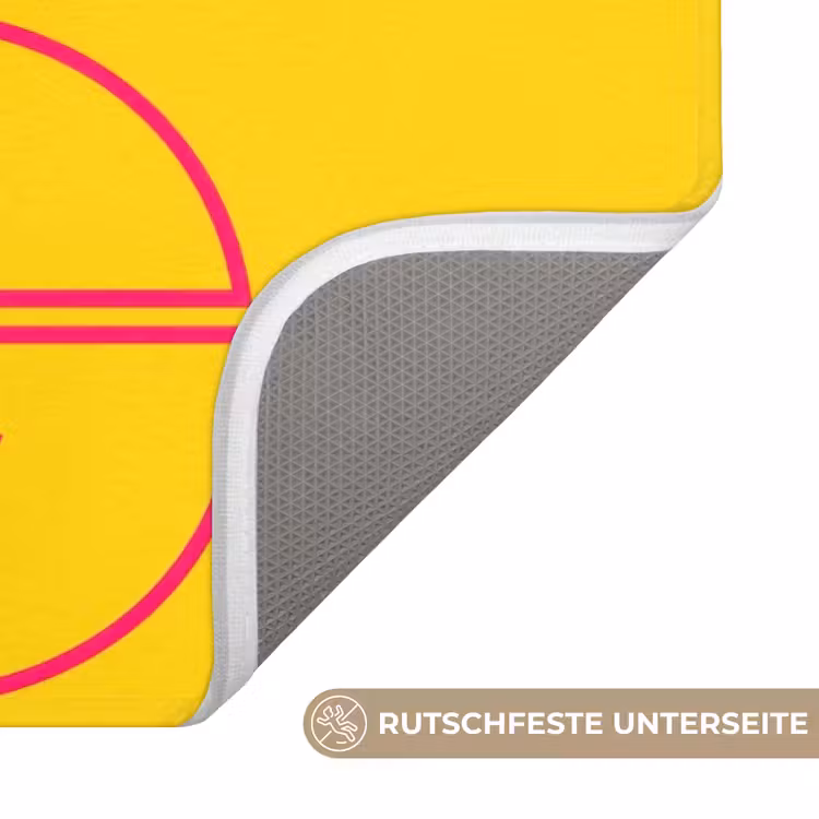 Dream big - Geel - Grafisch Badmat middel -USP_AntislipDE