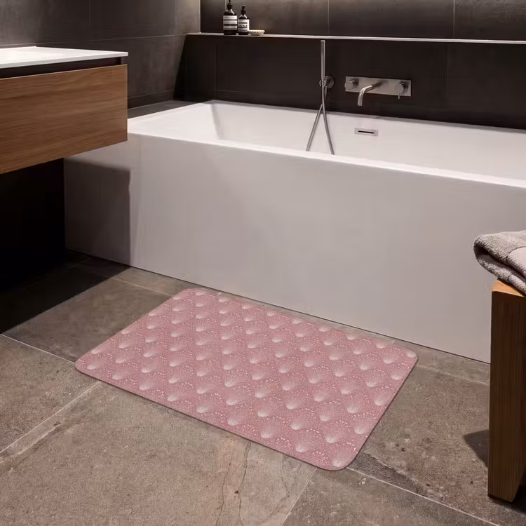 Trendy - Patroon - Roze Badmat middel 997 -sfeer3