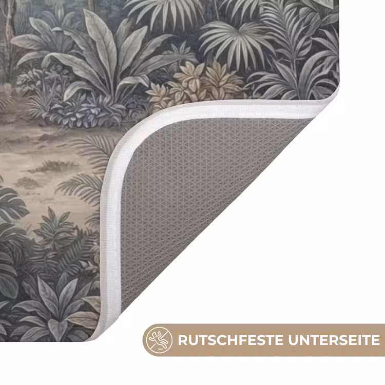 Tropisch - Landschap - Illustratie Badmat middel -USP_AntislipDE