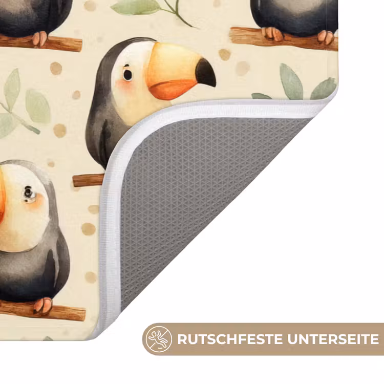 Toekans - Exotisch - Kleurrijk Badmat middel 997 -USP_AntislipDE