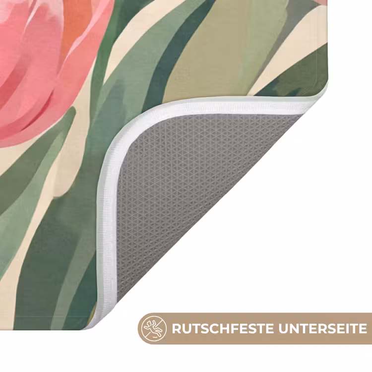 Tulpen - Abstract - Kleurrijk Badmat middel -USP_AntislipDE