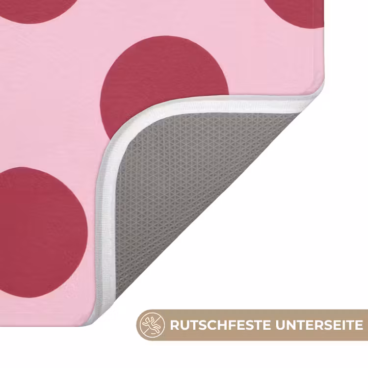 Stippen - Patroon - Bordeaux Badmat middel 997 -USP_AntislipDE