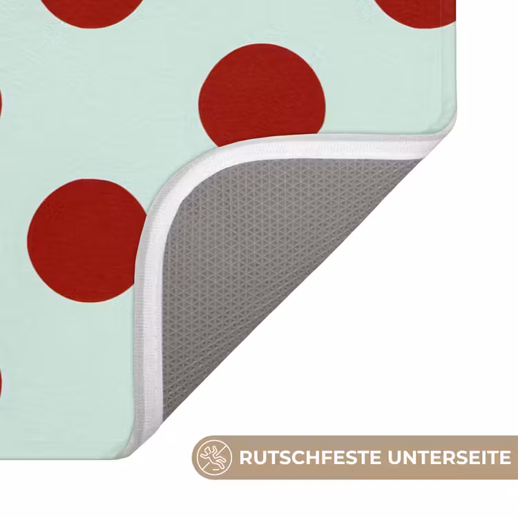 Polka - Dots - Rood Badmat middel 997 -USP_AntislipDE