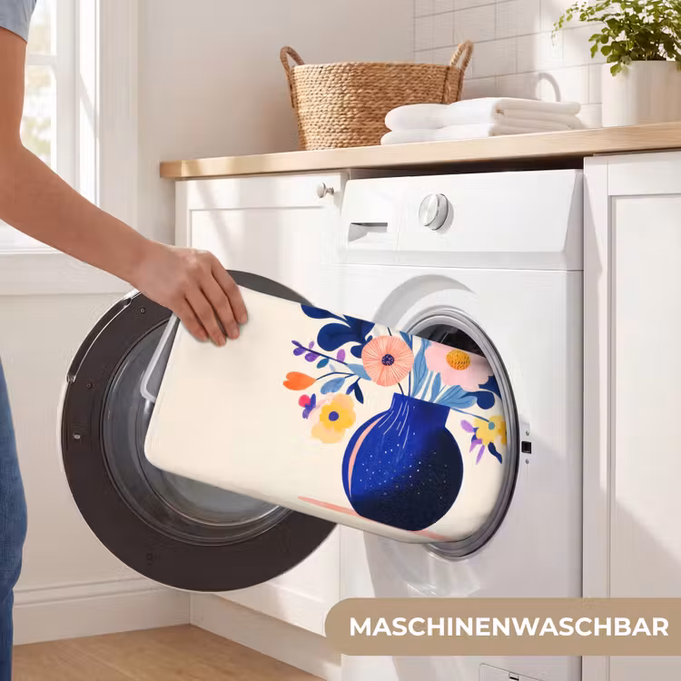 Vaas - Bloemen - Boeket Badmat middel -USP_WasbaarDE
