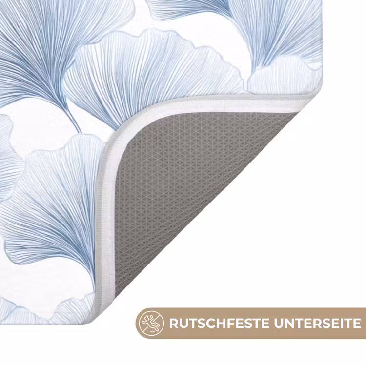 Waaier - Modern - Blauw Badmat middel 997 -USP_AntislipDE