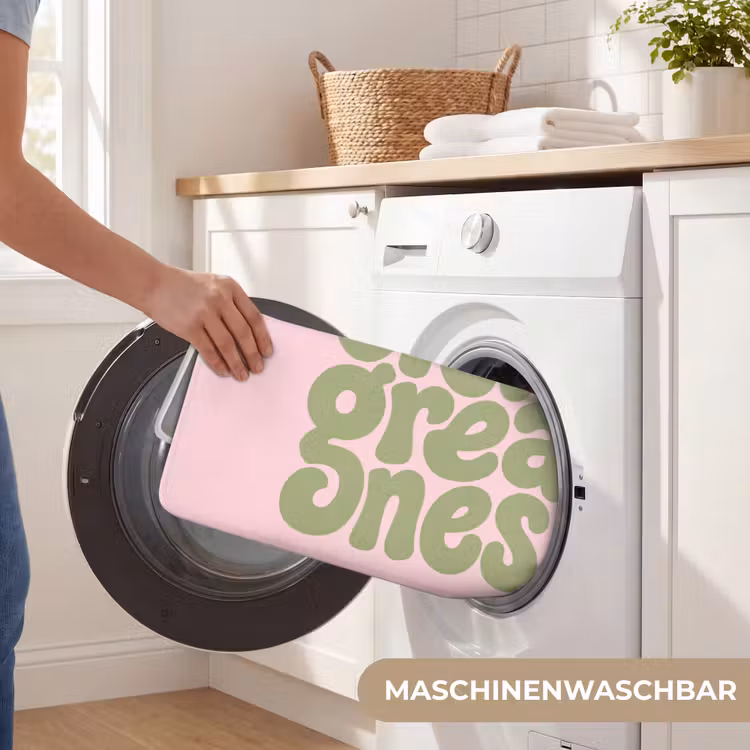 Chase greatness - Groen - Roze - Retro Badmat middel -USP_WasbaarDE