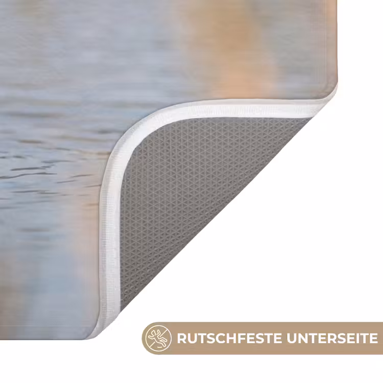 Vogel - Steltloper - Water - Natuur Badmat middel -USP_AntislipDE