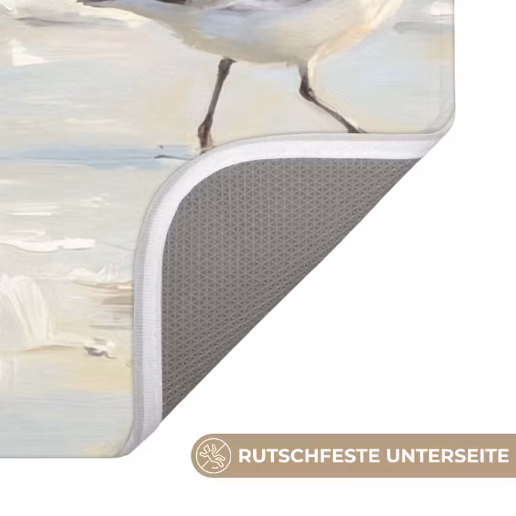 Vogels - Strand - Zee Badmat middel -USP_AntislipDE