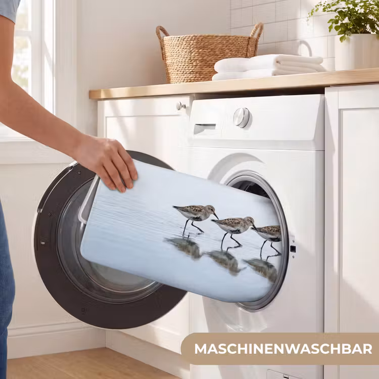 Vogels - Water - Grijs Badmat middel -USP_WasbaarDE