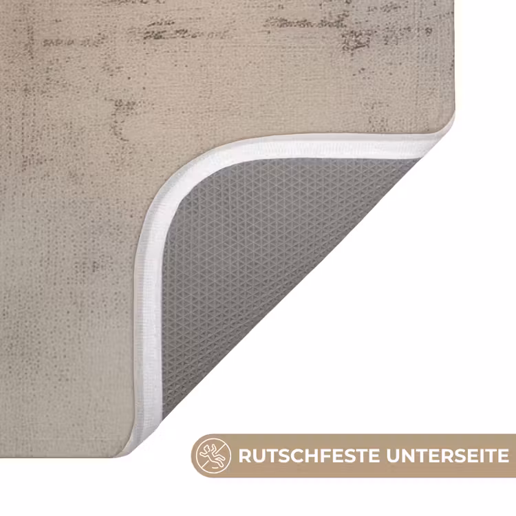Wabi sabi - Plant - Beige Badmat middel -USP_AntislipDE