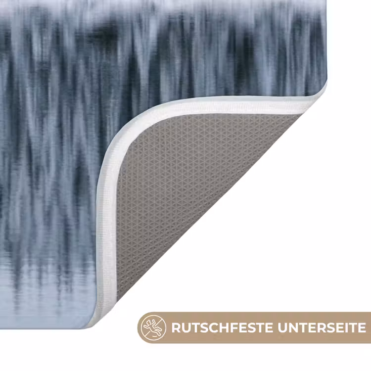 Bos - Reflectie - Meer - Winter - Serene Badmat middel -USP_AntislipDE
