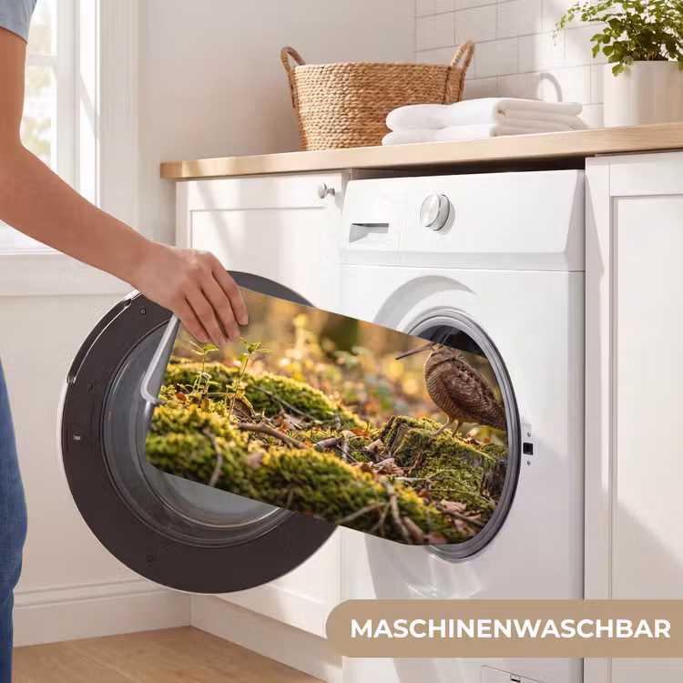 Houtsnip - Bos - Bladeren - Herfst - Gecamoufleerd Badmat middel -USP_WasbaarDE