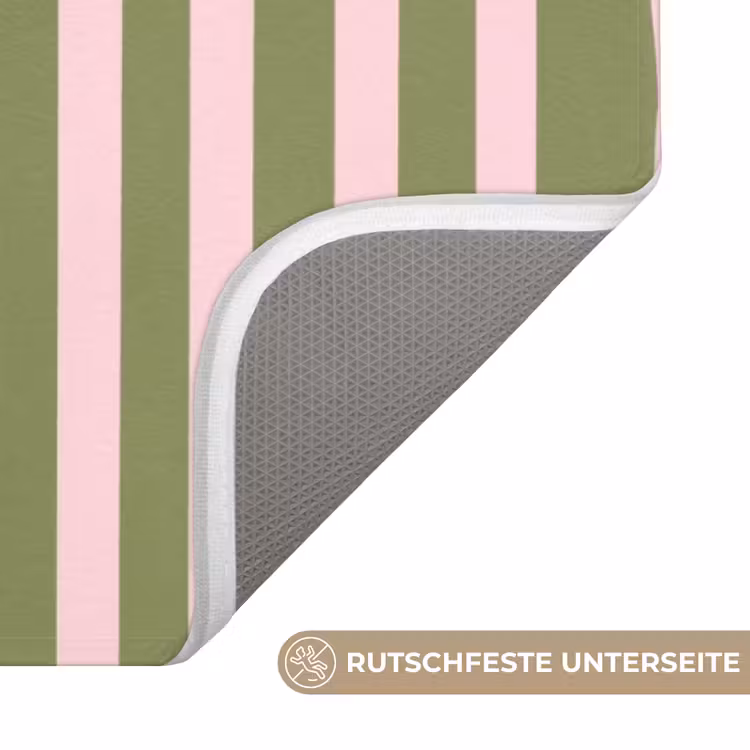 What's the best that could happen - Strepen - Groen - Roze Badmat middel -USP_AntislipDE