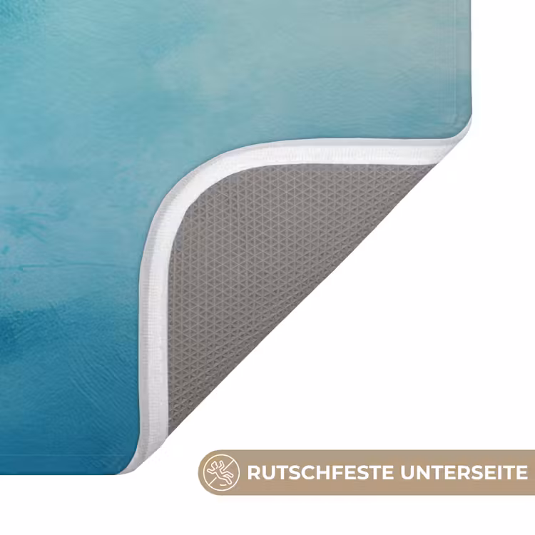 Waterplanten - Vissen - Kleurrijk - Water Badmat middel -USP_AntislipDE