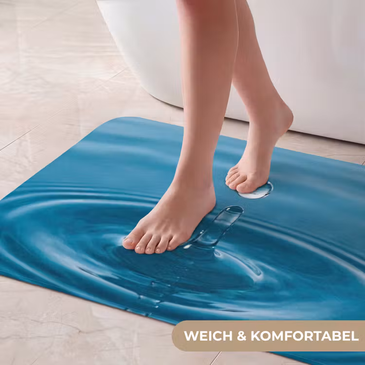 Waterdruppel - Water - Oppervlakte Badmat middel -USP_ZachtDE