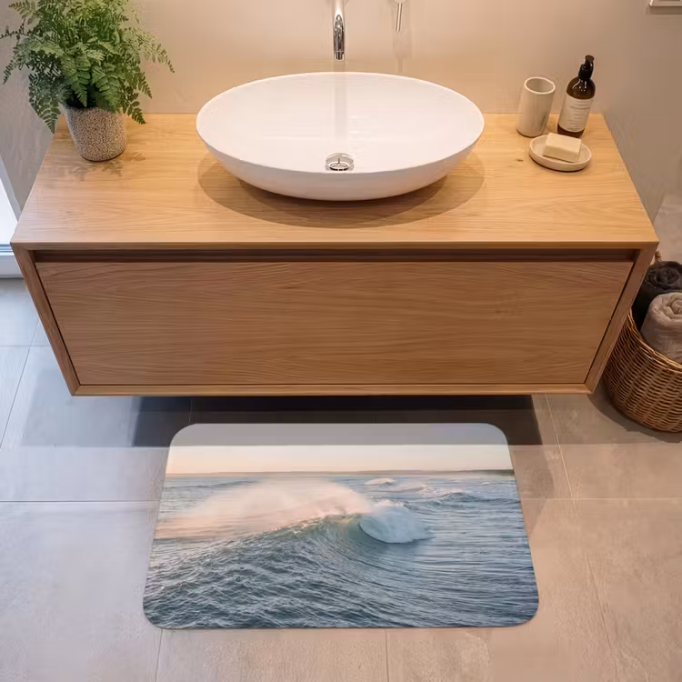 Golf - Zee - Water Badmat middel -sfeer1