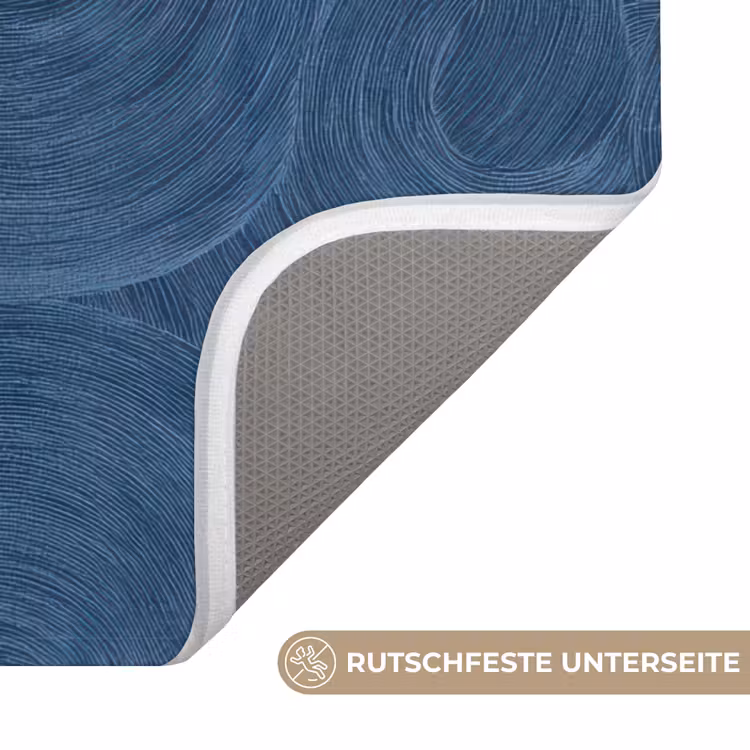Golven - Textuur - Patroon - Blauw Badmat middel 997 -USP_AntislipDE