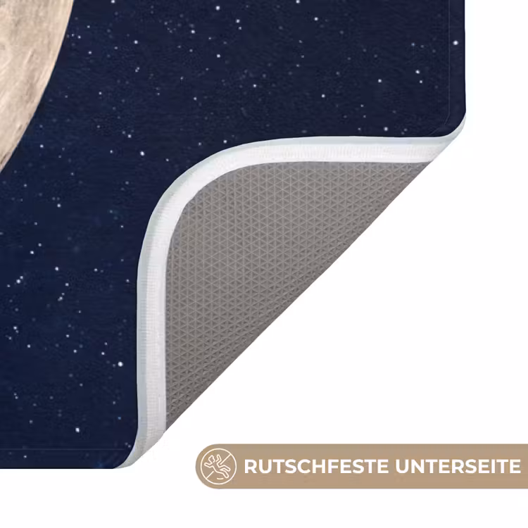 Ruimte - Maan - Kosmos Badmat middel -USP_AntislipDE