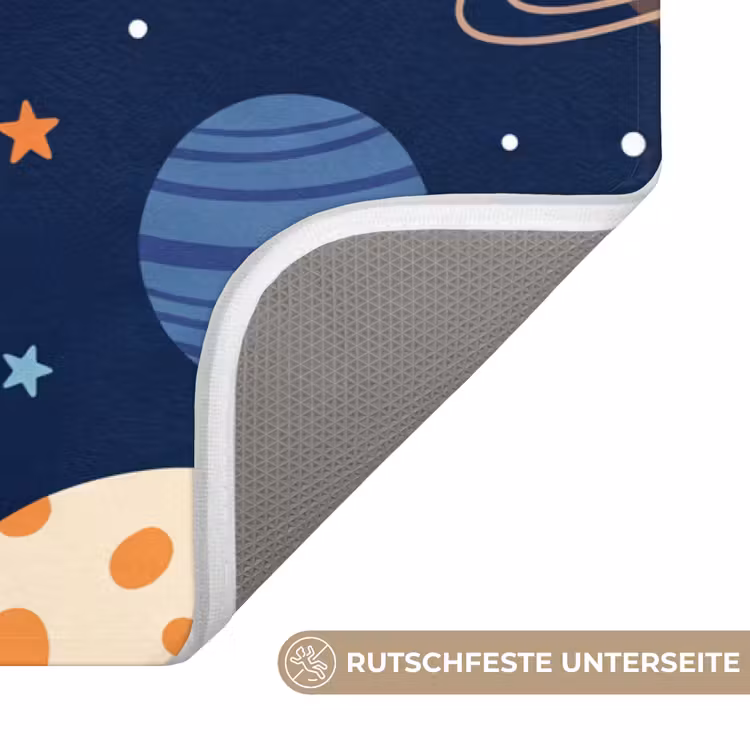Ruimte - Planeten - Kleurrijk Badmat middel -USP_AntislipDE