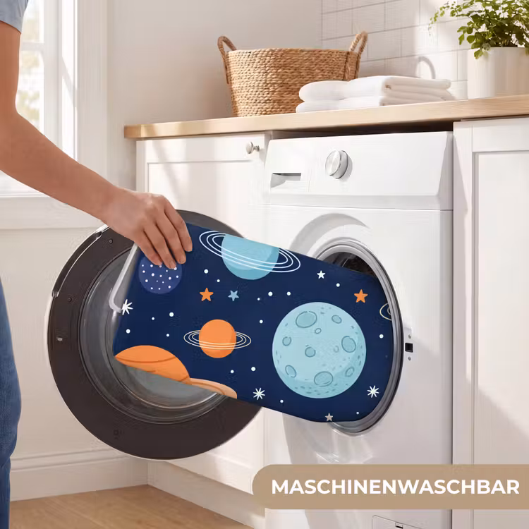 Ruimte - Planeten - Kleurrijk Badmat middel -USP_WasbaarDE