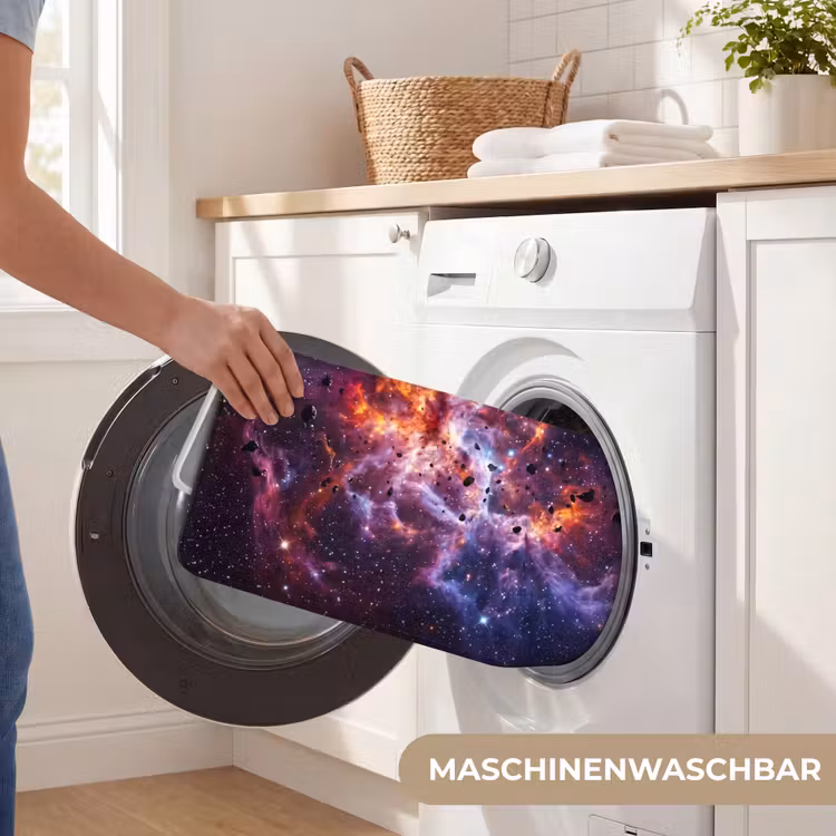Space - Stars - Abstract - Colorful Badmat middel -USP_WasbaarDE