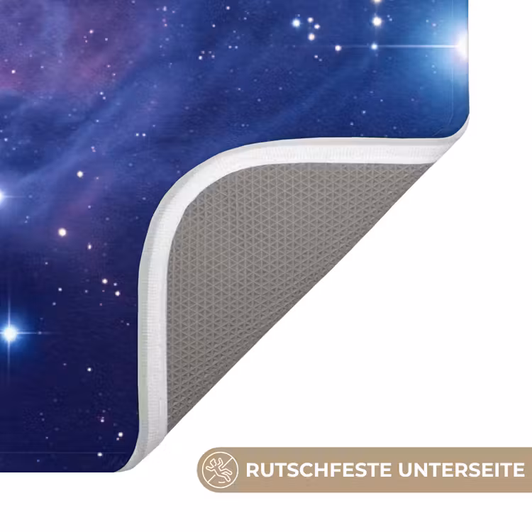 Ruimte - Sterren - Kleurrijk Badmat middel -USP_AntislipDE