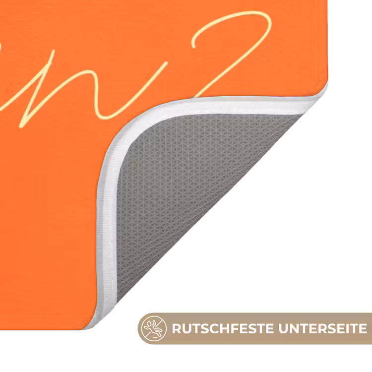 If not now then when - Oranje - Geel - Levendig Badmat middel -USP_AntislipDE