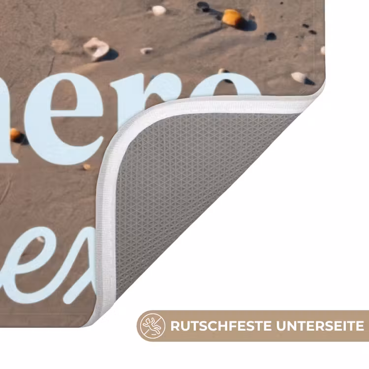 Where to next - Strand - Voetstappen Badmat middel -USP_AntislipDE
