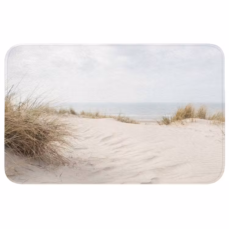 Wolken - Duinlandschap - Zand Badmat middel -3d