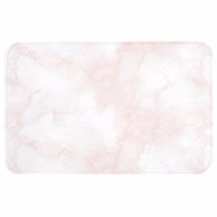 Wolkenstructuur - Roze - Marmer Badmat middel 997 -3d