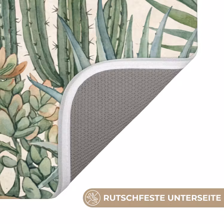 Woestijn - Planten - Groen Badmat middel -USP_AntislipDE