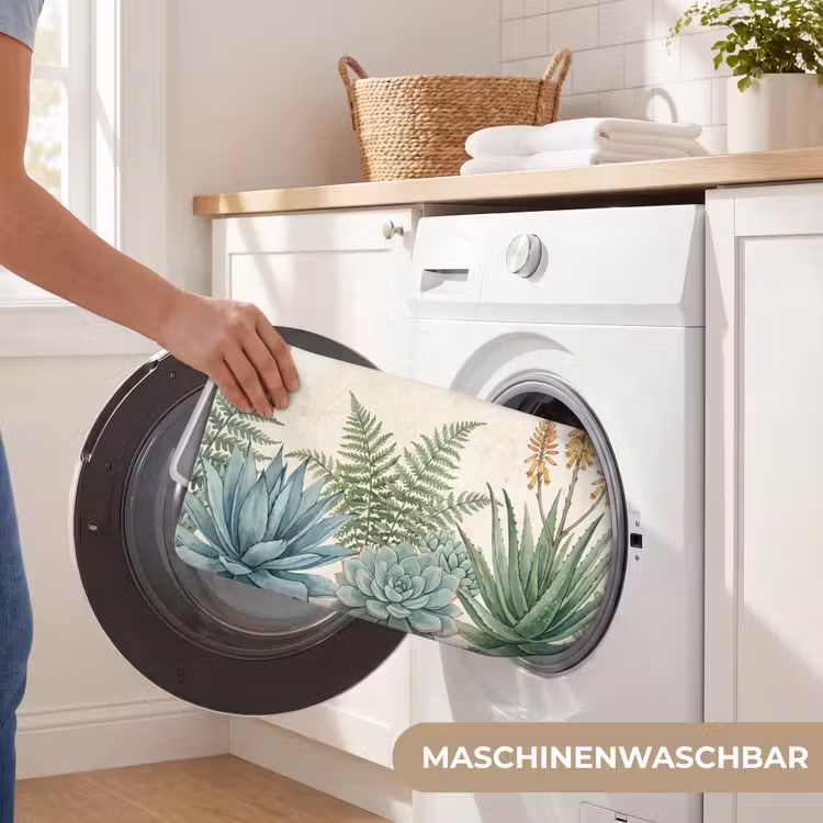 Woestijn - Planten - Groen Badmat middel -USP_WasbaarDE