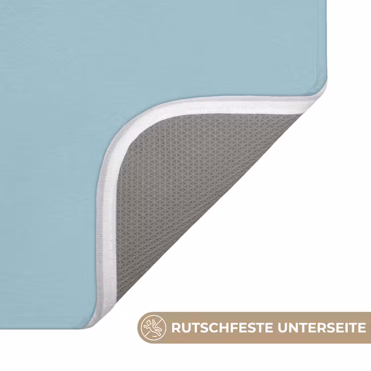 XOXO - Blauw - Rood Badmat middel -USP_AntislipDE