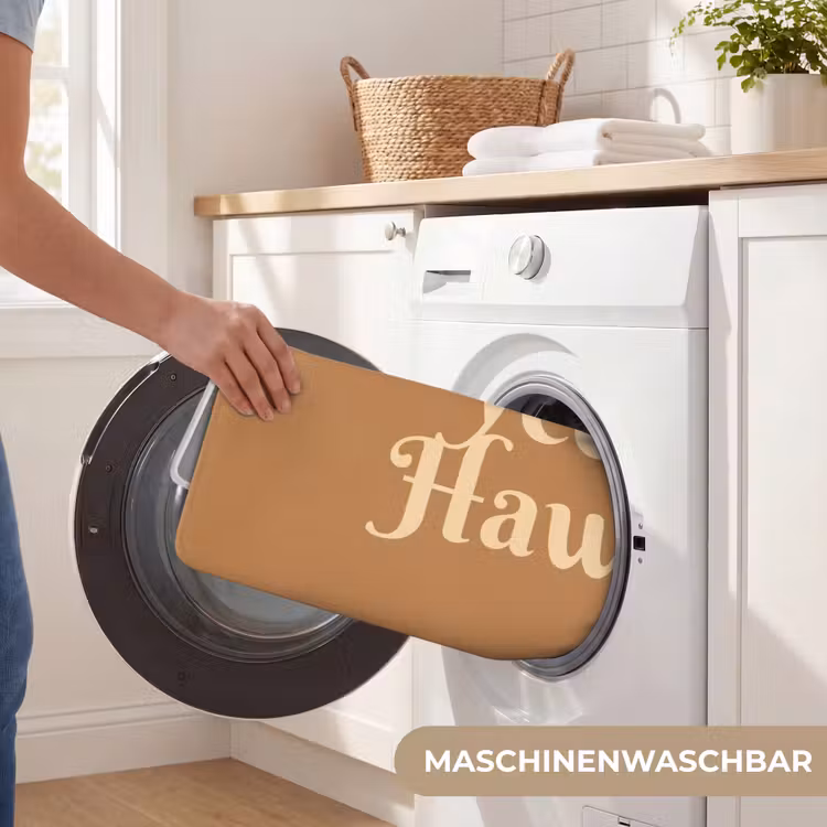 Yee haw - Bruin - Minimalistisch Badmat middel -USP_WasbaarDE