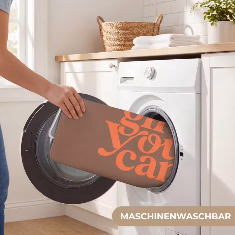Yes girl you can - Oranje - Bruin Badmat middel -USP_WasbaarDE