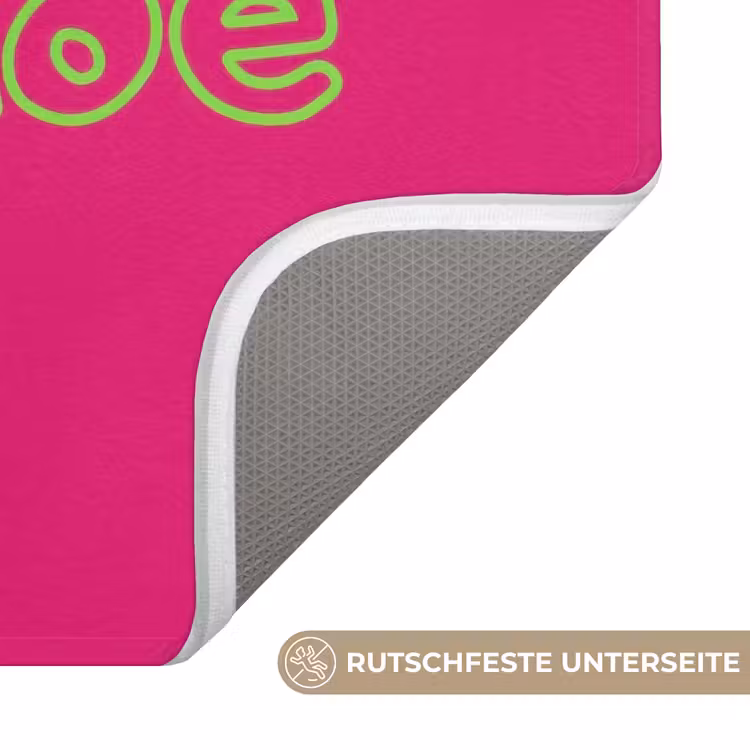 Toedeloe - Groen - Roze Badmat klein -USP_AntislipDE