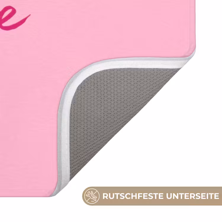 Toedeloe - Roze - Minimalistisch Badmat klein -USP_AntislipDE