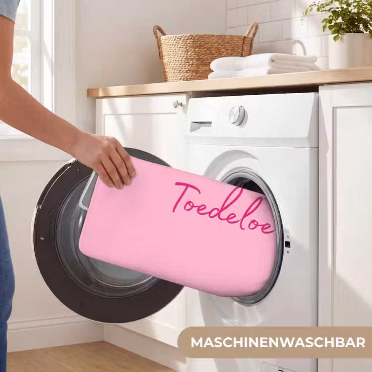Toedeloe - Roze - Minimalistisch Badmat klein -USP_WasbaarDE