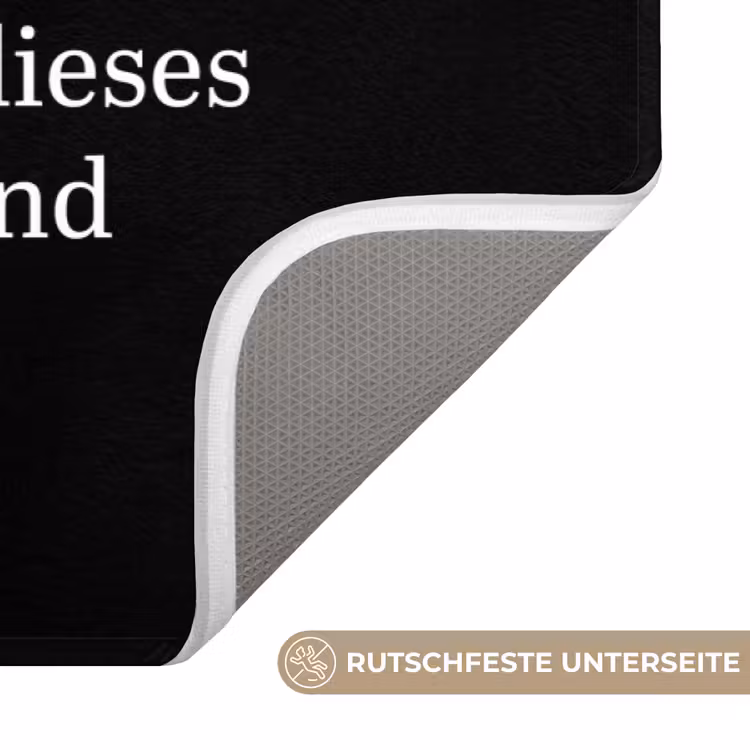 Quotes - Gäste-wc - Definitie - Zwart - Spreuk Badmat middel -USP_AntislipDE