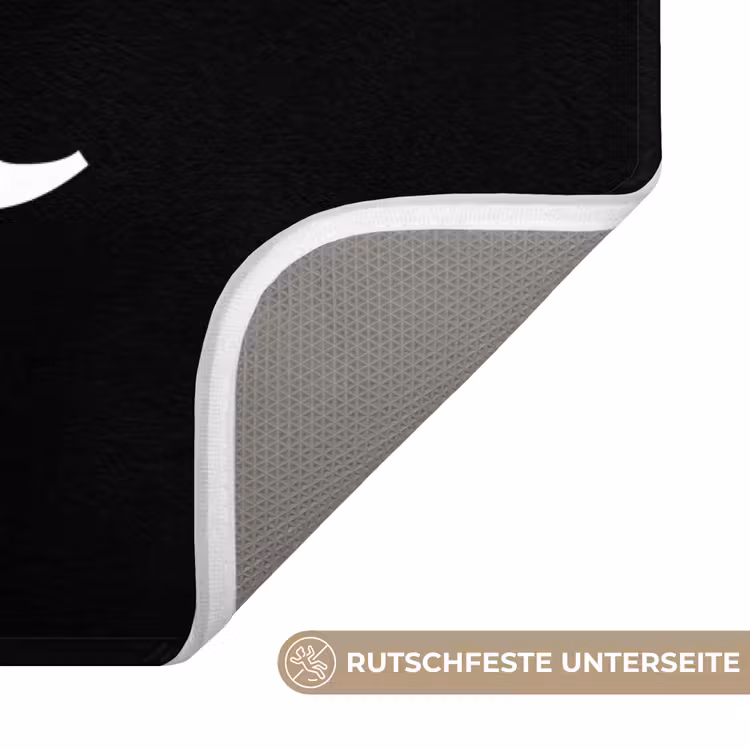 Quotes - Nice butt - Zwart - Spreuken Badmat middel -USP_AntislipDE