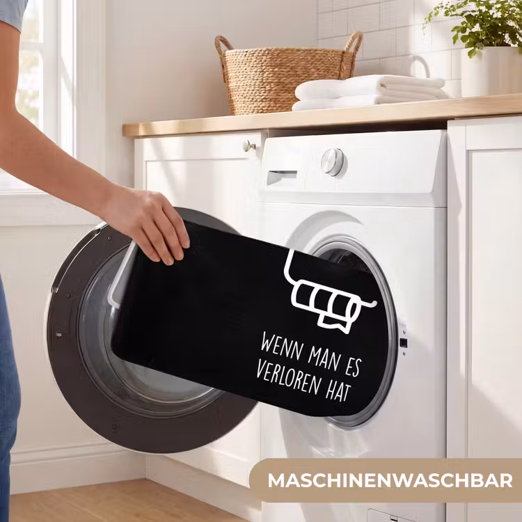 Quotes - WC papier - Zwart - Humor Badmat middel -USP_WasbaarDE